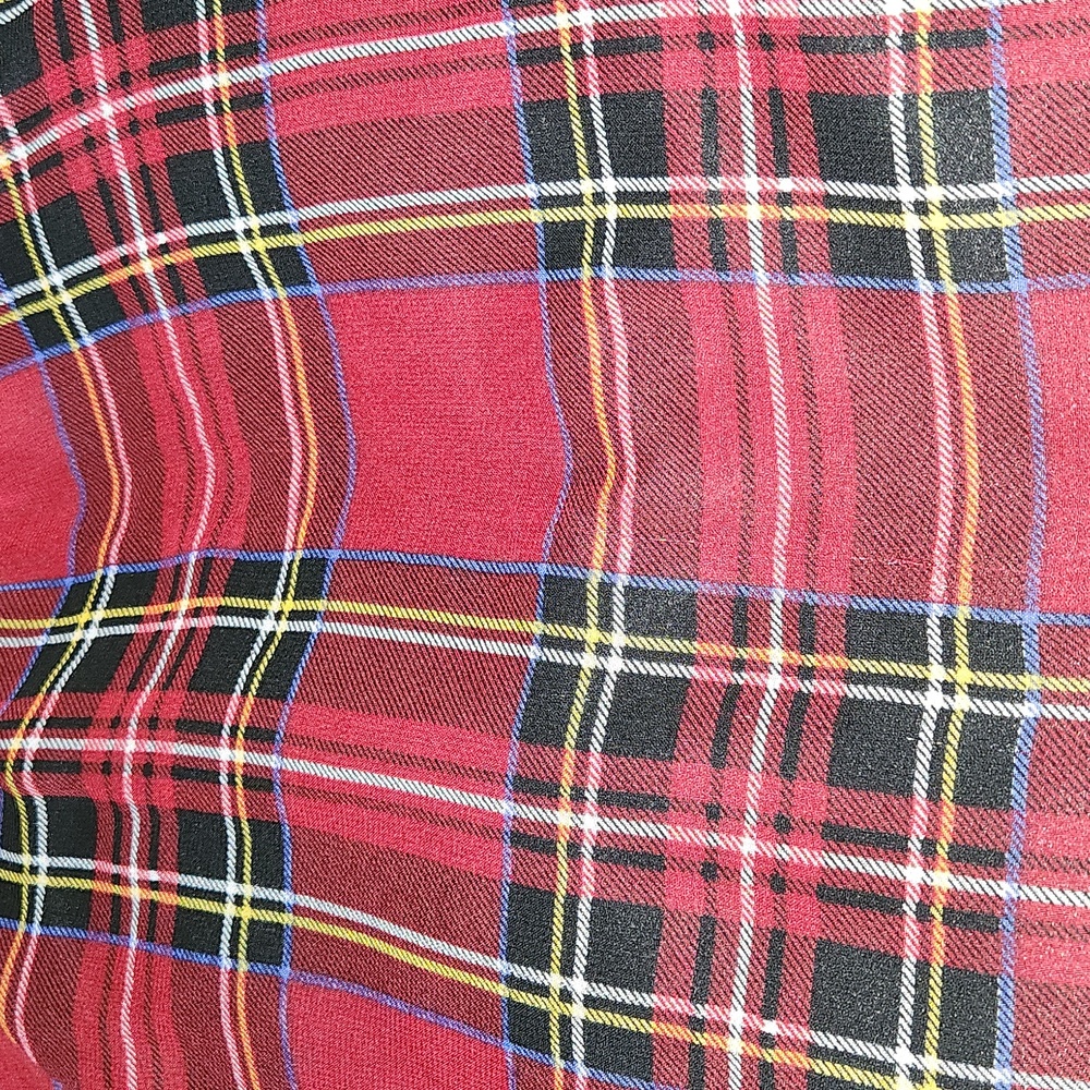 Simply Be | Red Tartan Plaid Dress - Picture 7 of 7
